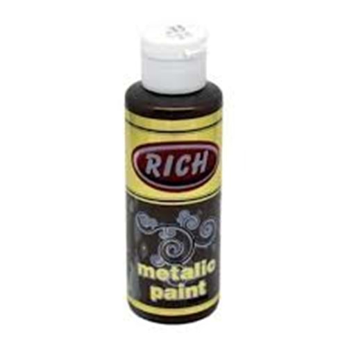 RİCH | METALİK AKRİLİK BOYA 130 cc 864 ANTİK KAHVE