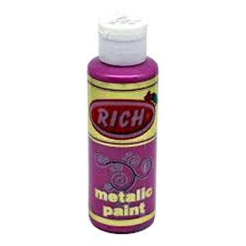 RİCH | METALİK BOYA 120 CC FUŞYA - MET-120-0744