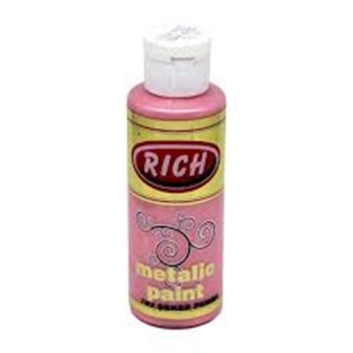 RİCH | METALİK AKRİLİK BOYA 130 cc 782 ŞEKER PEMBE