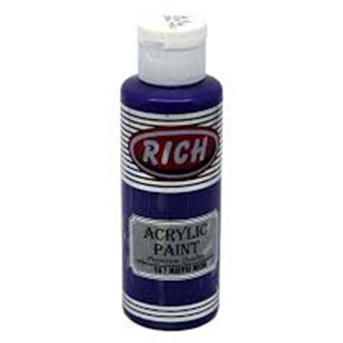 RİCH | AKRİLİK BOYA 120 cc 167 KOYU MOR