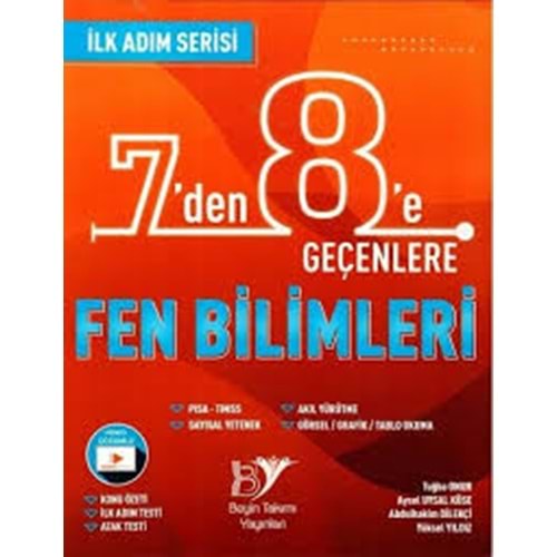 BEYİNTAKIMI | İLK ADIM 7 DEN 8 E GEÇENLERE FEN BİLM. SORU BANKASI - 2024