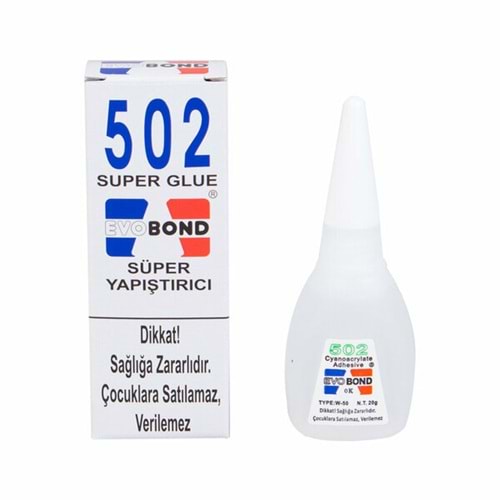 EVOBOND | YAPIŞTIRICI JAPON 502 SÜPER YAPIŞTIRICI