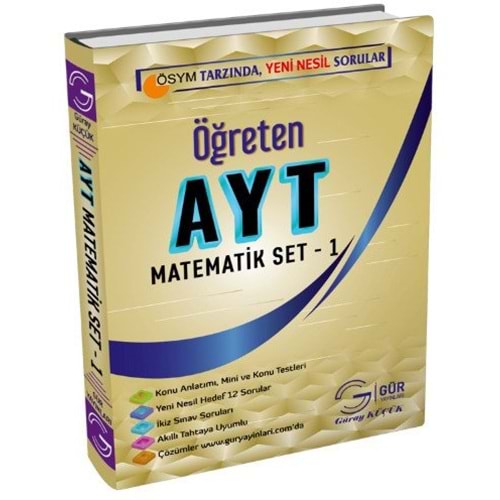 GÜR | ÖĞRETEN AYT MATEMATİK SET 1 - 2024