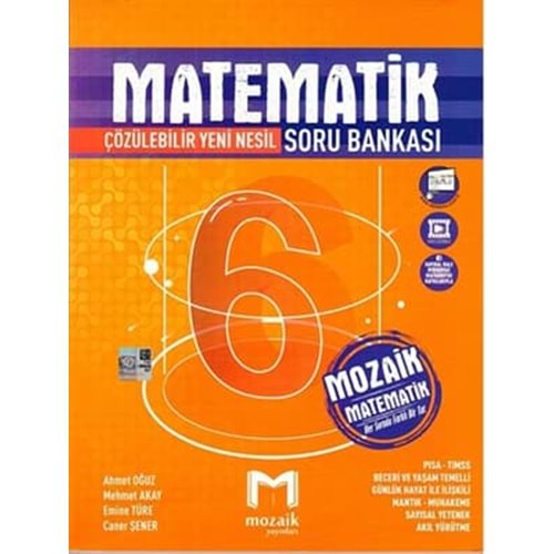 MOZAİK | 6.SINIF MATEMATİK SORU BANKASI - 2024