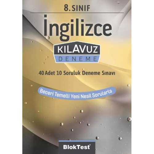 TUDEM | 8. SINIF BLOKTEST İNGİLİZCE KILAVUZ DENEME - 2021