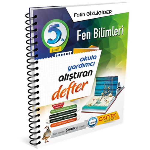 ÇANTA | 5.SINIF DEFTER ALIŞTIRAN FEN BİLİMLERİ - 2022