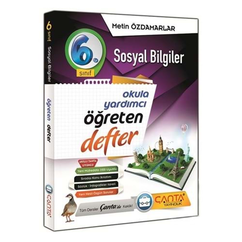 ÇANTA | 6.SINIF DEFTER ÖĞRETEN SOSYAL BİLGİLER - 2022