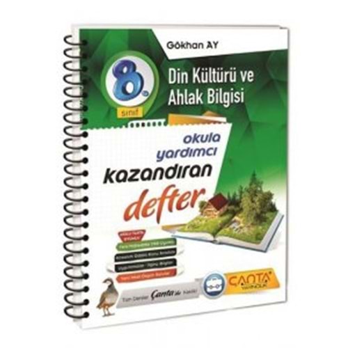 ÇANTA | 8. SINIF DEFTER KAZANDIRAN DİN KÜLTÜRÜ VE AHLAK BİLGİSİ - 2022