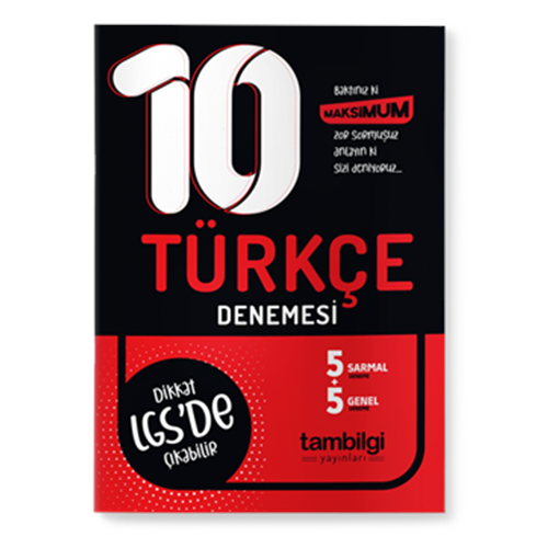 TAMBİLGİ | TÜRKÇE 10'LU BRANŞ DENEME - 2021