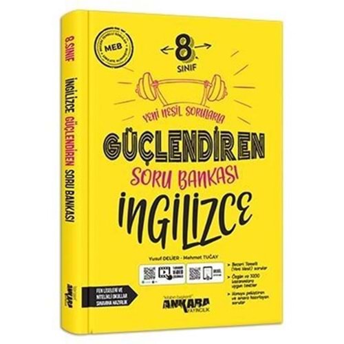 ANKARA | 8. SINIF İNGİLİZCE GÜÇLENDİREN SORU BANKASI -2026