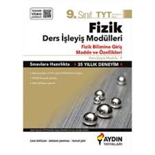 AYDIN | 9. SINIF FIZIK DERS İŞLEYIŞ MODÜLLERI - 2024