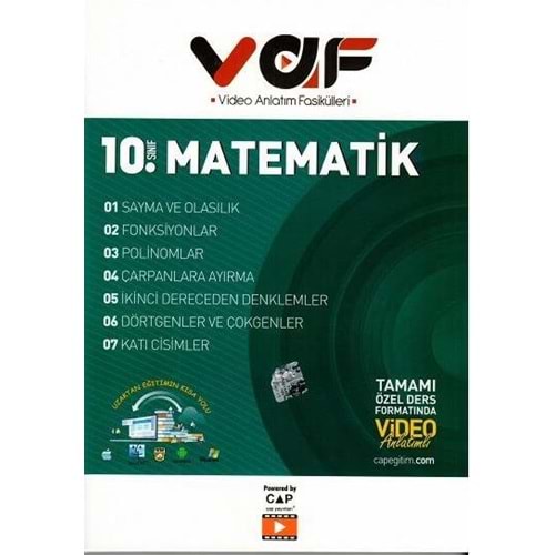 VAF | 10.SINIF FASİKÜL MATEMATİK - 2024