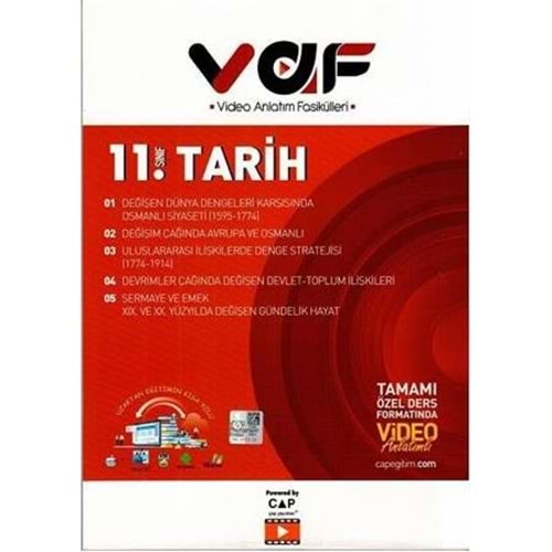VAF | 11.SINIF FASİKÜL TARİH - 2024