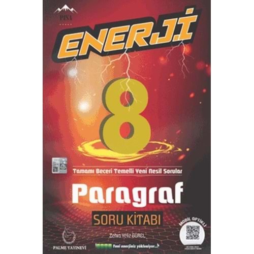 PALME | 8.SINIF ENERJİ PARAGRAF SORU KİTABI - 2025