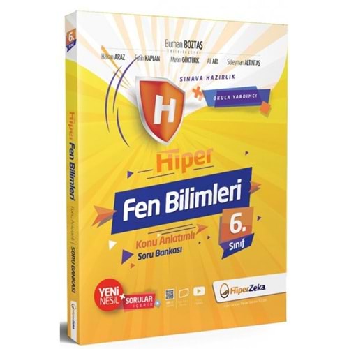 HİPERZEKA | 6. SINIF HİPER FEN BİLİMLERİ KONU ANLATIMLI SORU BANKASI - 2022