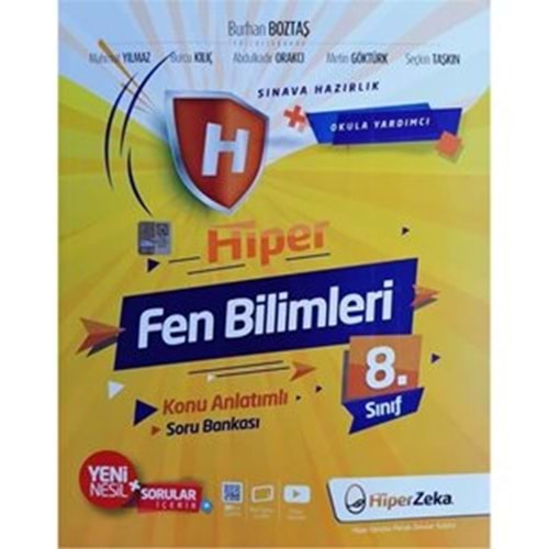 HİPERZEKA | 8. SINIF HİPER FEN BİLİMLERİ KONU ANLATIMLI SORU BANKASI - 2022