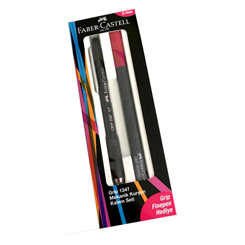 FABERCASTELL | GRİP 1345 VERSATİL KALEM 0.7-0.5+FİNELİNER KALEM SET
