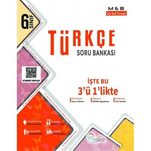 ÖZGÜNBİLİM | 6. SINIF TÜRKÇE SORU BANKASI - 2022