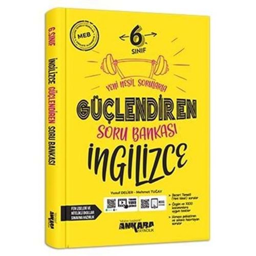ANKARA | 6. SINIF İNGİLİZCE GÜÇLENDİREN SORU BANKASI -2026