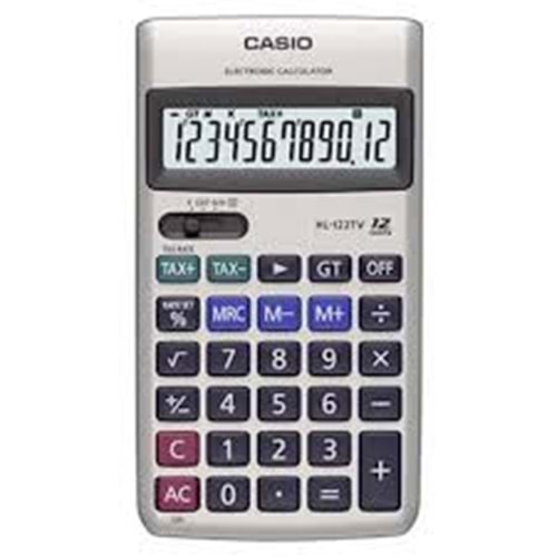 CASIO | CEP TİPİ HESAP MAKİNASI HL-122TV