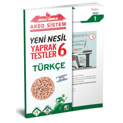 DAMLA | 6. SINIF YENİ NESİL TÜRKÇE YAPRAK TESTLER - 2022
