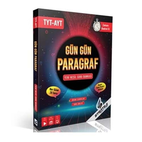 STRATEJİ | TYT AYT GÜN GÜN PARAGRAF SORU BANKASI - 2023