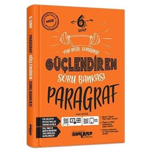 ANKARA | 6. SINIF PARAGRAF GÜÇLENDİREN SORU BANKASI -2026