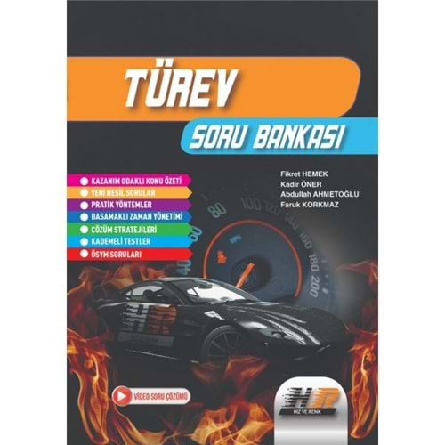 HIZVERENK | YKS AYT TÜREV SORU BANKASI - 2024