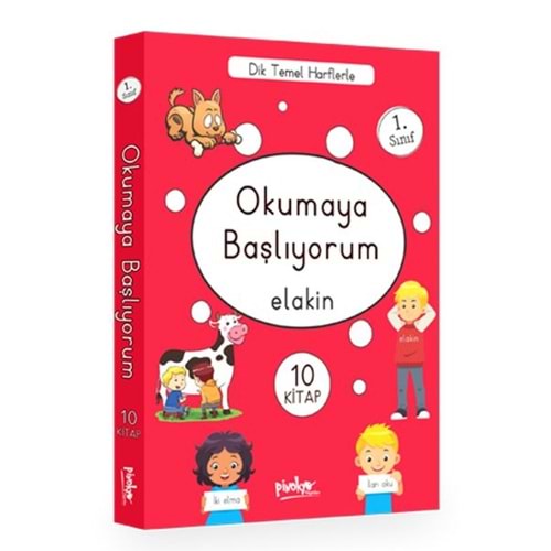 YUVA | 1. SINIF OKUMAYA BAŞLIYORUM ELAKİN 10 KİTAP SET