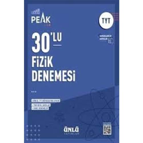 KÜLTÜR | BEST PEAK 30LU TYT FİZİK BRANŞ DENEMESİ - 2022