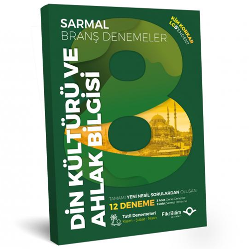 FİKRİBİLİM | 8. SINIF DİN KÜLTÜRÜ 12 Lİ SARMAL BRANŞ DENEMESİ - 2021