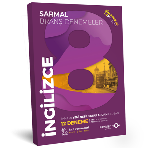FİKRİBİLİM | 8. SINIF İNGİLİZCE 12 Lİ SARMAL BRANŞ DENEMESİ - 2021