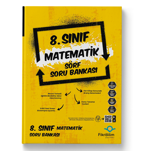 FİKRİBİLİM | 8.SINIF MATEMATİK SORU BANKASI - 2022