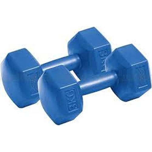 ALTİS | PLASTİK KÖŞELİ DAMBIL SET 2x3 KG DS-63
