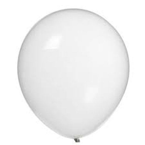PARTYMARTY | DÜZ BEYAZ BALON 100 LÜ