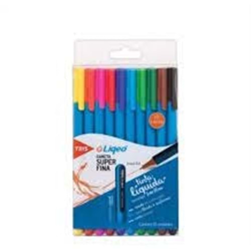 LIQEO | FINELİNER KALEM 10'LU PVC