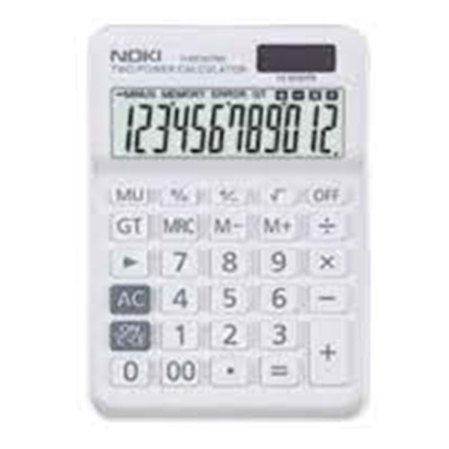 NOKİ | HESAP MAKİNESİ BEYAZ H-MC007BN