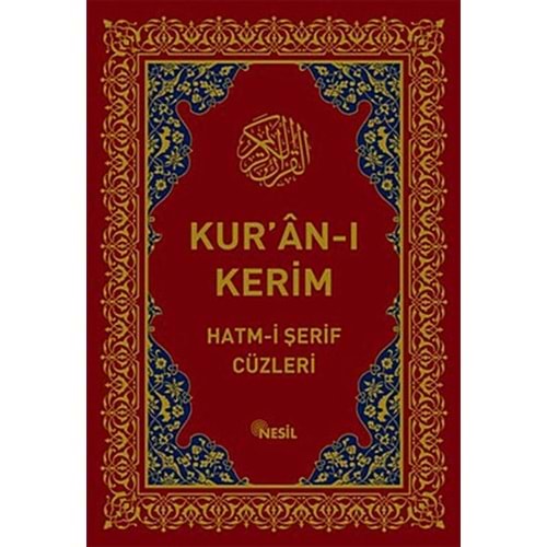 NESİL | KURANI KERİM HATMİ ŞERİF (30 CÜZ) ORTA BOY