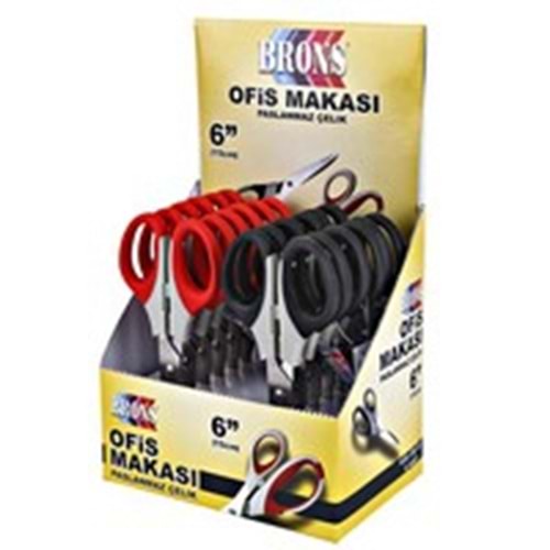 BRONS | BÜRO TİPİ MAKAS 15 CM BR-707