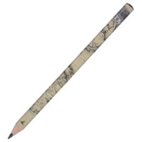 BRUNOVİSCONTİ | HAPPY GRAPHİX JUMBO KURŞUN KALEM 4B 3,5 mm DÜNYA