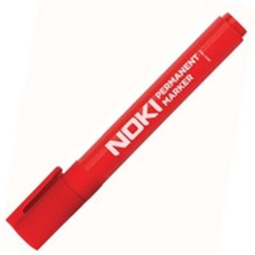 NOKİ | YUVARLAK UÇ PERMANENT MARKÖR KALEM - KIRMIZI