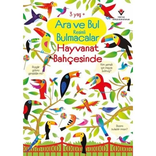 TÜBİTAK | ARA VE BUL RESIMLI BULMACALAR - HAYVANAT BAHÇESINDE