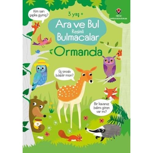 TÜBİTAK | ARA VE BUL RESIMLI BULMACALAR ORMANDA