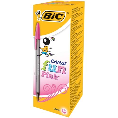 BİC | CISTAL LARGE PEMBE TÜKENMEZ KALEM