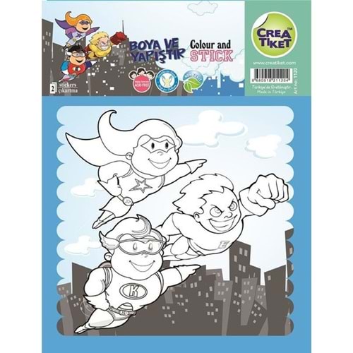 CREATİKET | EJDERHA - UÇAN KAHRAMANIM ETİKET 1120