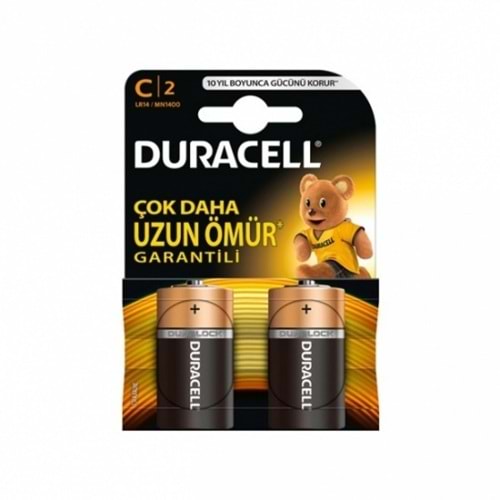 DURACELL | ORTA BOY PİL C 2Lİ