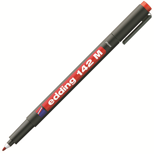 EDDİNG | ASETAT KALEMİ KIRMIZI E-140M