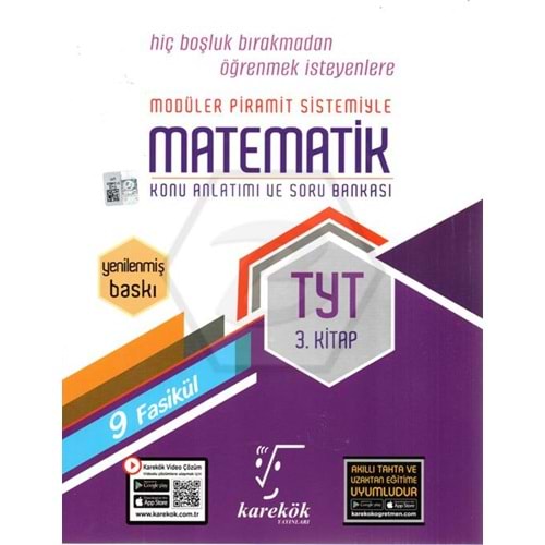 KAREKÖK | TYT MATEMATİK 3 MPS (MODÜLER PİRAMİT SİSTEMİ) 2023 -2026
