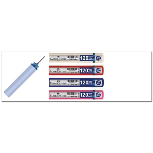 FABERCASTELL | 0.7 2B CASTEL 127721 KIRMIZI 120 Lİ UÇ