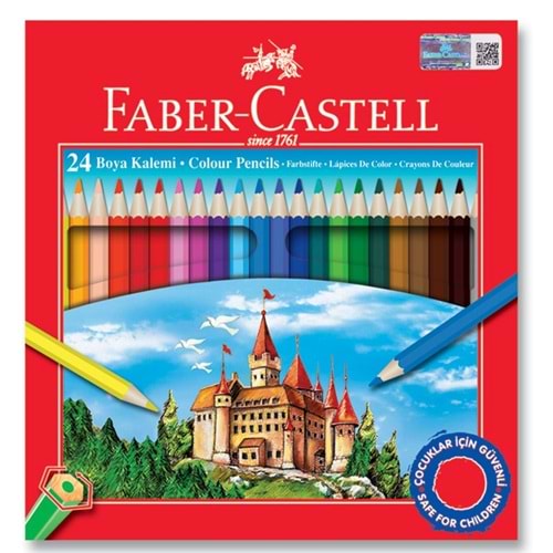 FABERCASTELL | 24 LÜ KURU BOYA KALEMİ KUTU